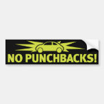 Punchbuggy Green - No Punchbacks! Bumper Sticker