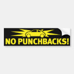 Punchbuggy Yellow - No Punchbacks! Bumper Stickers