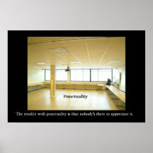 PUNCTUALITY Office Motivational/Anti-motivational  Posters