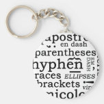 Punctuation Keychains