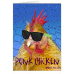 Punk Chicken Card