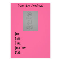 Punk, Emo, Teen Invitations!