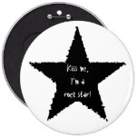 Punk Kiss me, I'm a rock star Pins