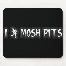 Punk Rock Mosh pit guys girls punk music slam pit Mousepads