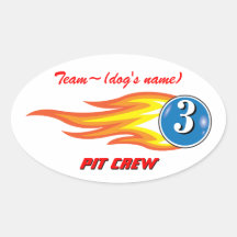 Pup Cup Classic_Team "Dog's Name"_Pit Crew custom Stickers
