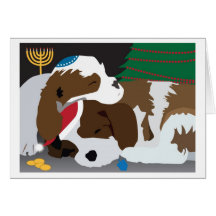 Puppies Holiday Card