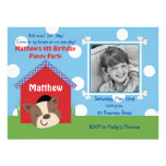 Puppy Birthday Personalized Invites