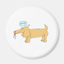 Puppy Cartoon Fridge Magnets