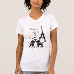 Puppy Love in Paris Tee Shirts