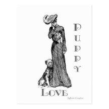 Puppy Love Post Card