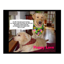 Puppy Love Post Cards