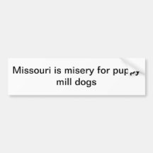 Puppy Mill Bumper Sticker