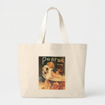 Puppy Taking a Bath Bags