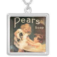 Puppy Taking a Bath Custom Jewelry