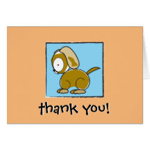 Puppy Thank You Card
