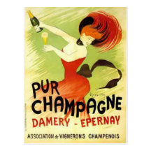 pur champagne postcard