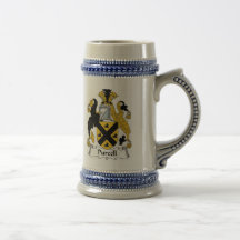 Purcell Coat of Arms Stein - Family Crest Coffee Mugs