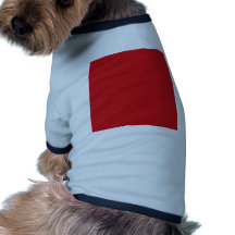 Pure red pet t shirt