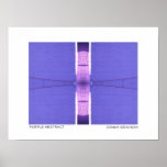 Purple Abstract Print