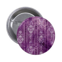 purple aged wallpaper pinback buttons