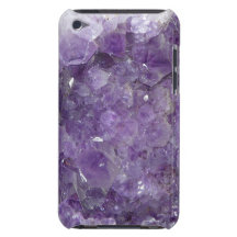 Purple Amethyst Precious Gems iPod Case-Mate Cases