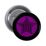 Purple and Black Star Button