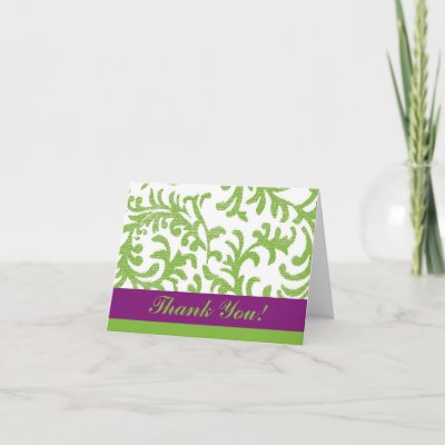 purple and lime green wedding invitations