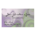 Purple and Green Swirls-Indestructible business cards