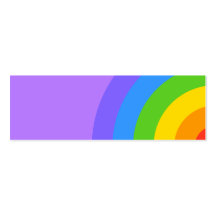 Purple and Multicolor Abstract. Business Cards