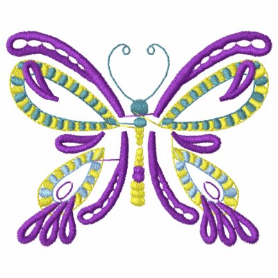 Purple and Yellow Butterfly Polo Purple and Yellow Butterfly Polo