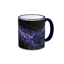 Purple/Blue C-spine X-ray (no text) mug