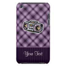 Purple Boombox Case-Mate iPod Touch Case