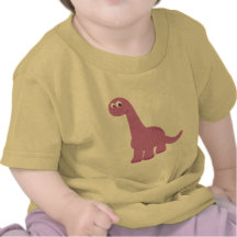 Purple Brontosaurus Dinosaur T-shirt