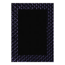 Purple Bubble Border Invitation