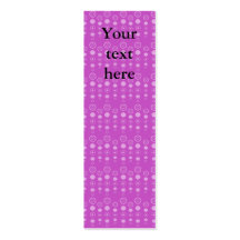 Purple bubble pattern business cards