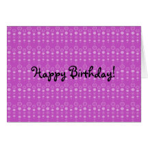 Purple bubble pattern greeting cards