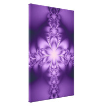 Purple butterflower canvas prints