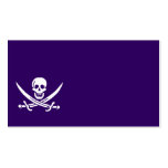 Purple Calico Jack Business Card Template