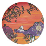 Purple Camels Plate