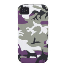 Purple Camouflage Tough™ iPhone 4 Case