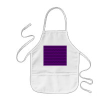 purple chevrons apron