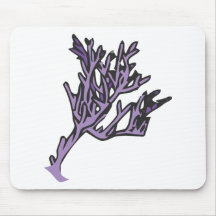 Purple coral mousepad
