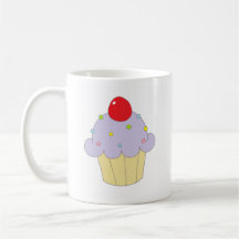 Purple Cupcake Mugs