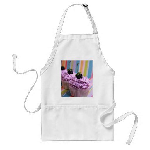 Purple Cupcakes Apron
