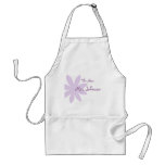 Purple Daisy Bridal Aprons