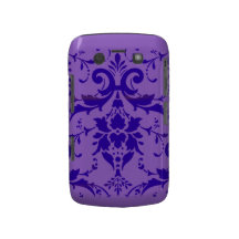 Purple damask pattern  Blackberry Bold Case