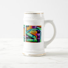 Purple Dashes Mug