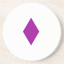 Purple Diamond Drink Coaster