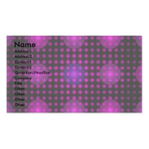 Purple Disco Matrix Fractal Art Business Card