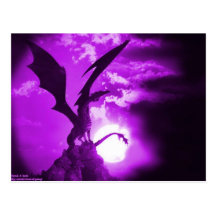Purple dragon 2 post cards